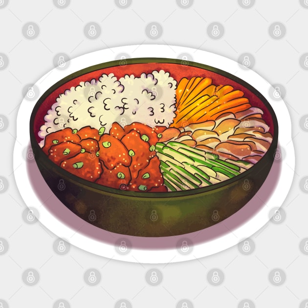 Korean Food Illustration Sticker by Mako Design 